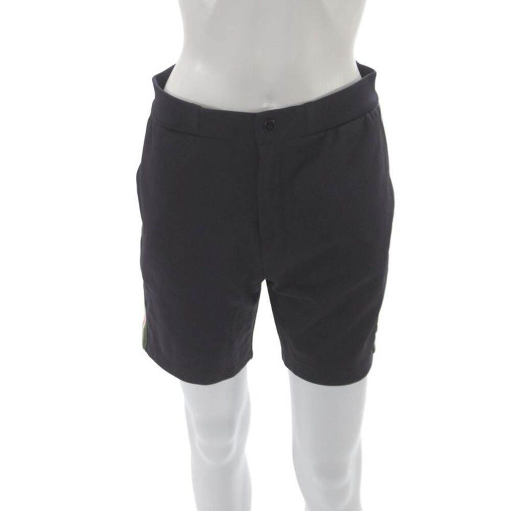 Ron Dorff Mens Athletic Striped Black Polyester Sports Shorts Size L